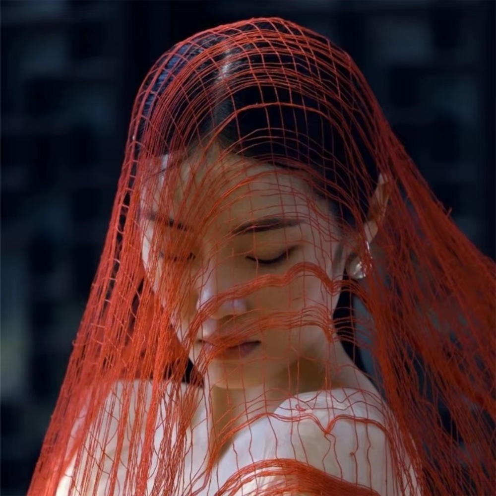 Street Fashion Photography - Fashion Distressed Scarf Ragged Shawl Wrap