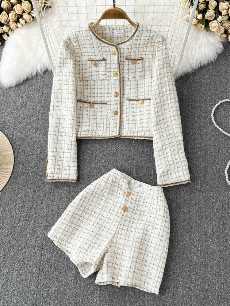 Autumn Winter Lady Two Piece O - Street Fashion Luxury 评论和价格