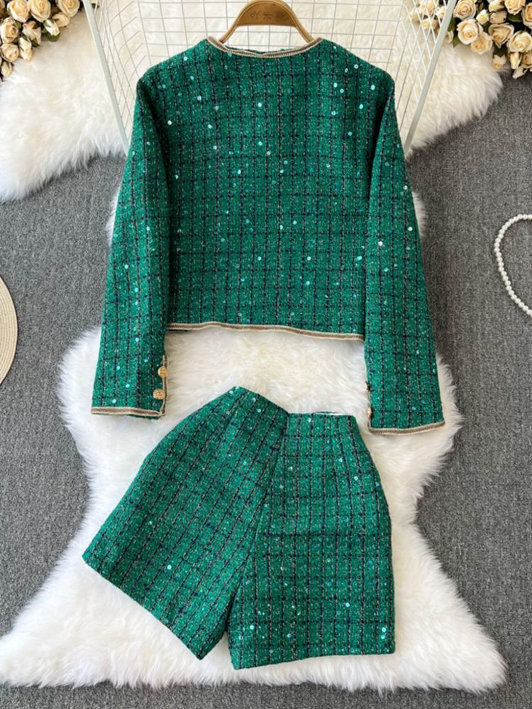 Autumn Winter Lady Two Piece O - Street Fashion Luxury 评论和价格