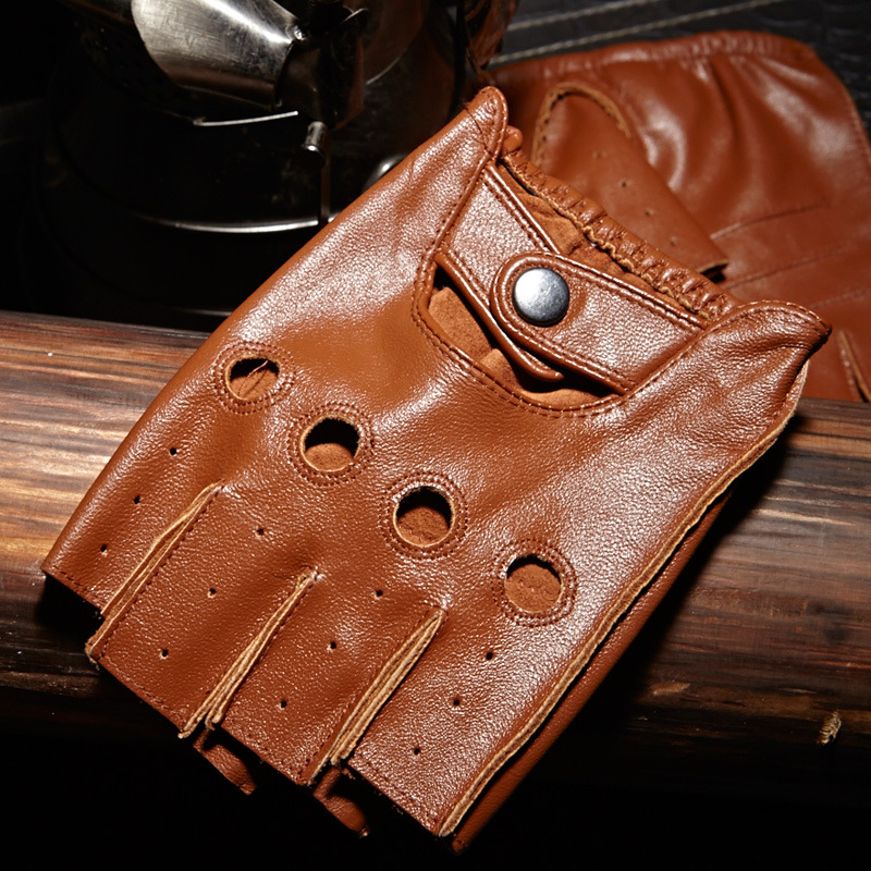 High Quality Man's Half Finger - Street Fashion Gloves 评论和价格