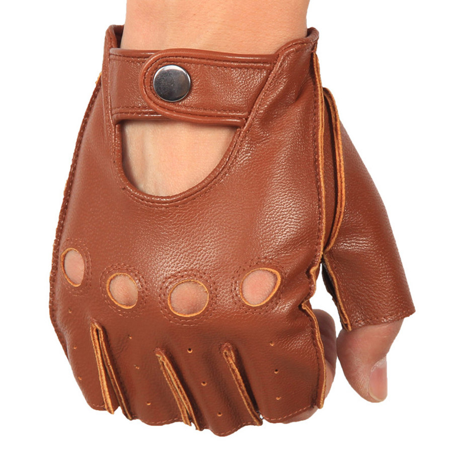 High Quality Man's Half Finger - Street Fashion Gloves 评论和价格