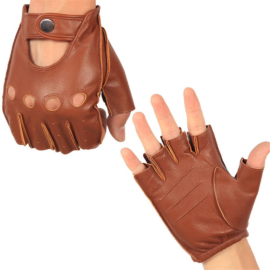 High Quality Man's Half Finger - Street Fashion Gloves 评论和价格