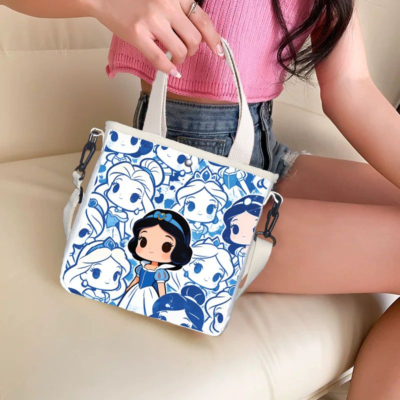 Cartoon snow white Characters  - Tote Bag Canvas Print 评论和价格