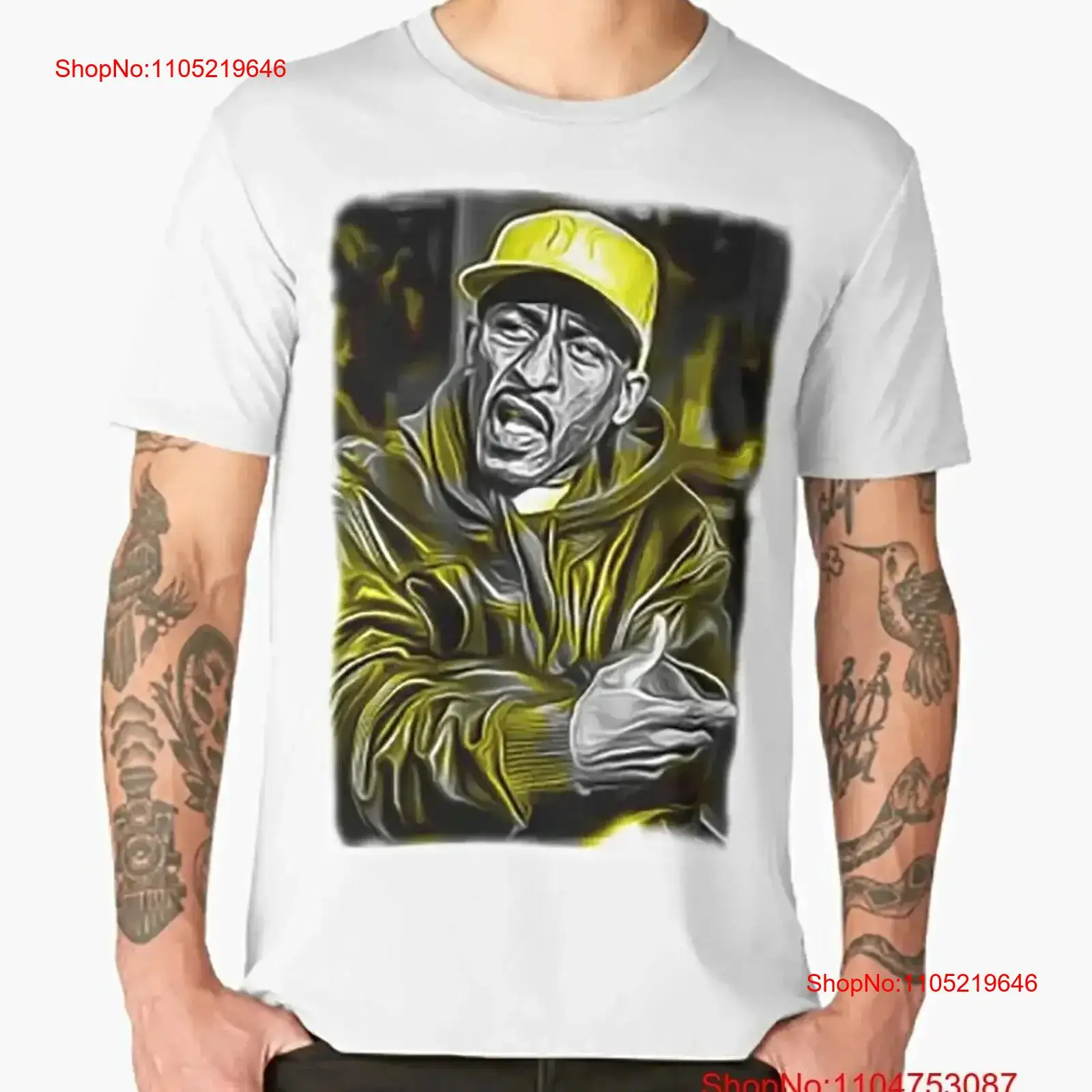 rakim T Shirt rapper classic r - Street Fashion Baggy 评论和价格