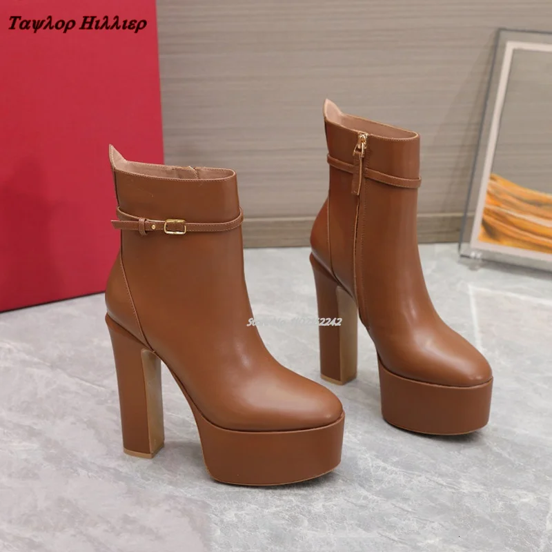 Autumn Waterproof Platform Nud - Street Fashion Luxury 评论和价格