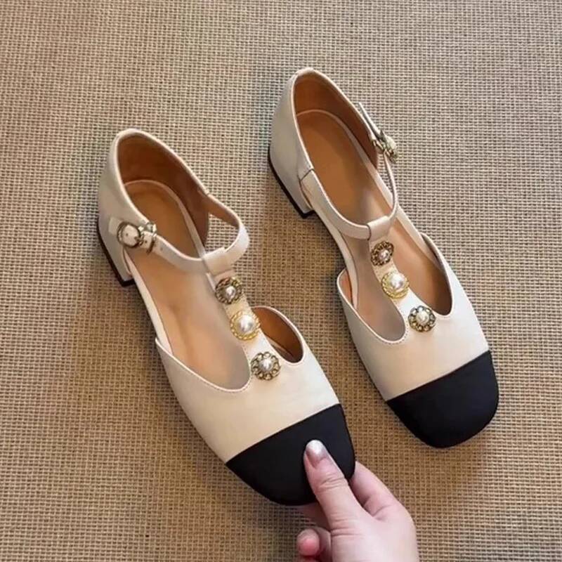 Women Square Toe Heeled Sandal - Street Fashion Trends 评论和价格