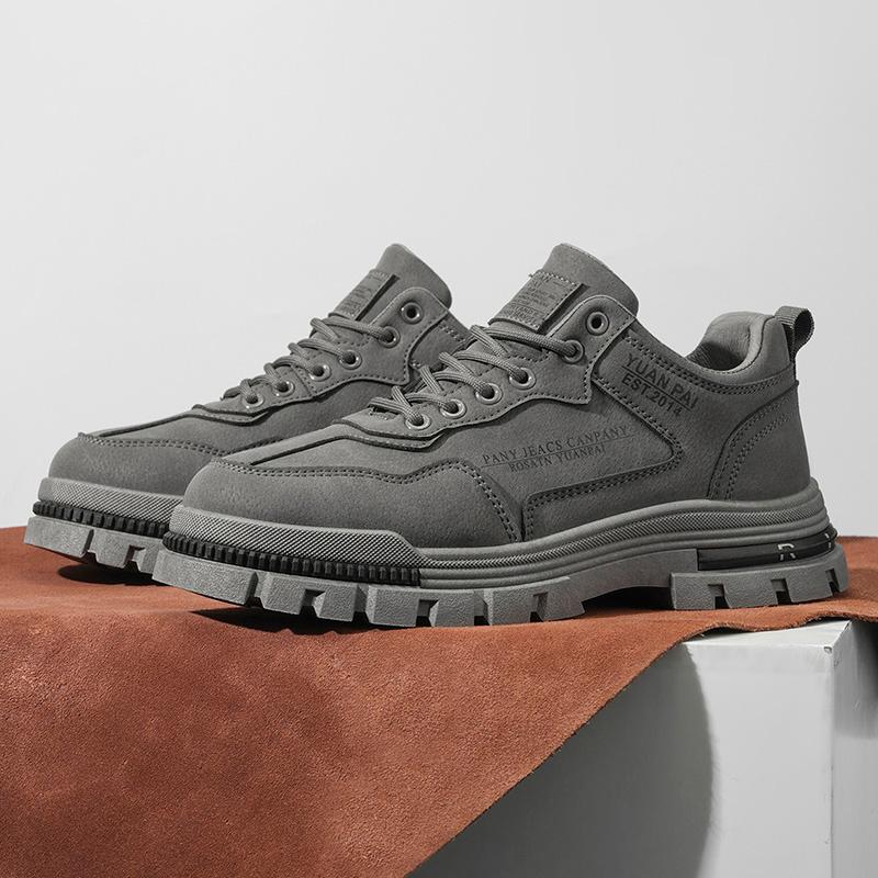 Men's Thick Sole Work Boots No - Street Fashion Walk 评论和价格