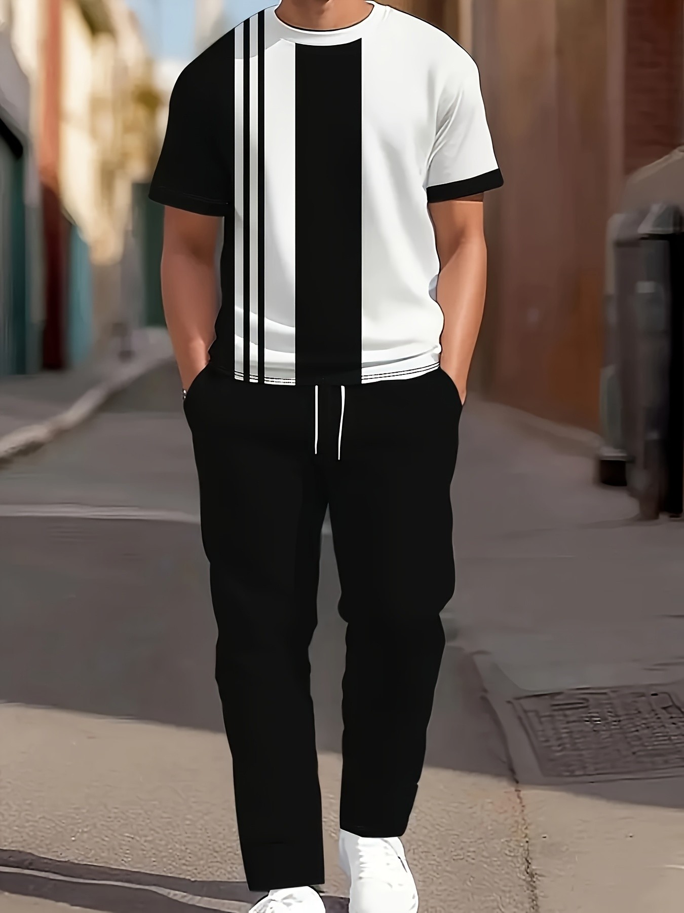 2026 Summer New Men's Short-Sl - Street Summer Fashion 评论和价格