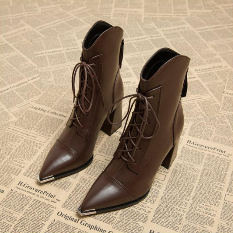 Women's Ankle Boots Fashion Po - Street Fashion Luxury 评论和价格